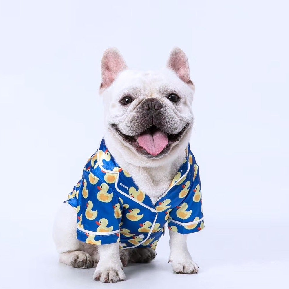 Pet Silk Duck Pajamas