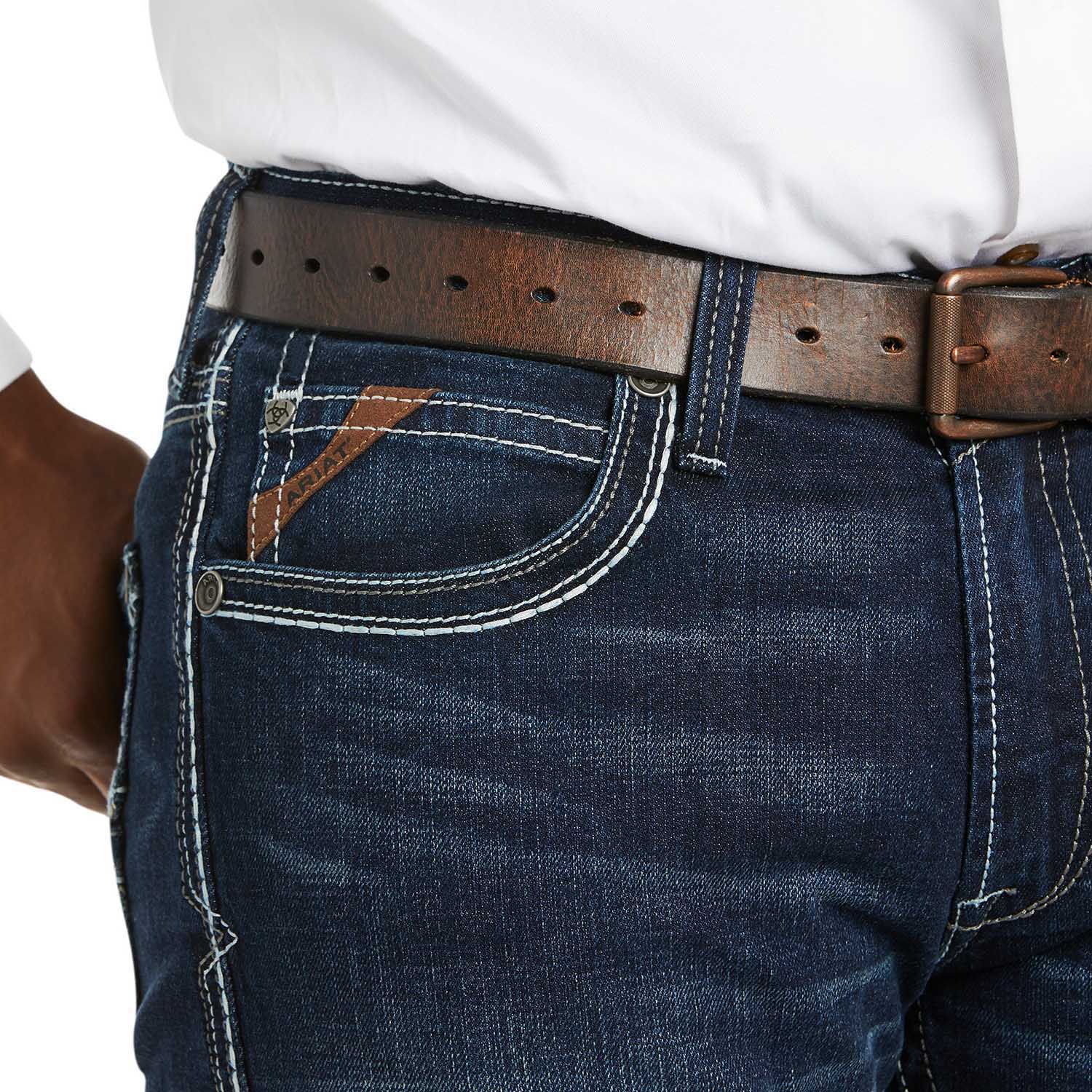 Ariat Men's M5 Slim Stretch Coltrane Stackable Straight Leg Jean