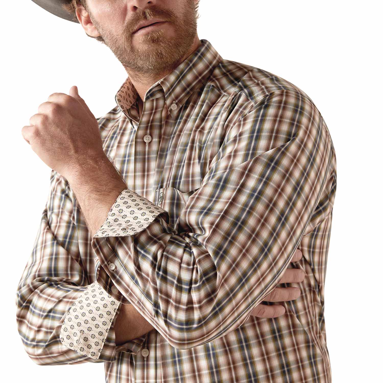 Ariat Men's Wrinkle Free Folk Longsleeve Shirt