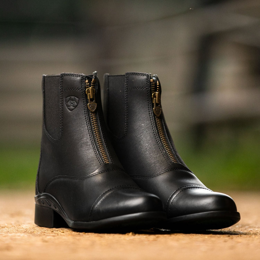 Ariat Scout Zip Paddock Boot, Adult, Black