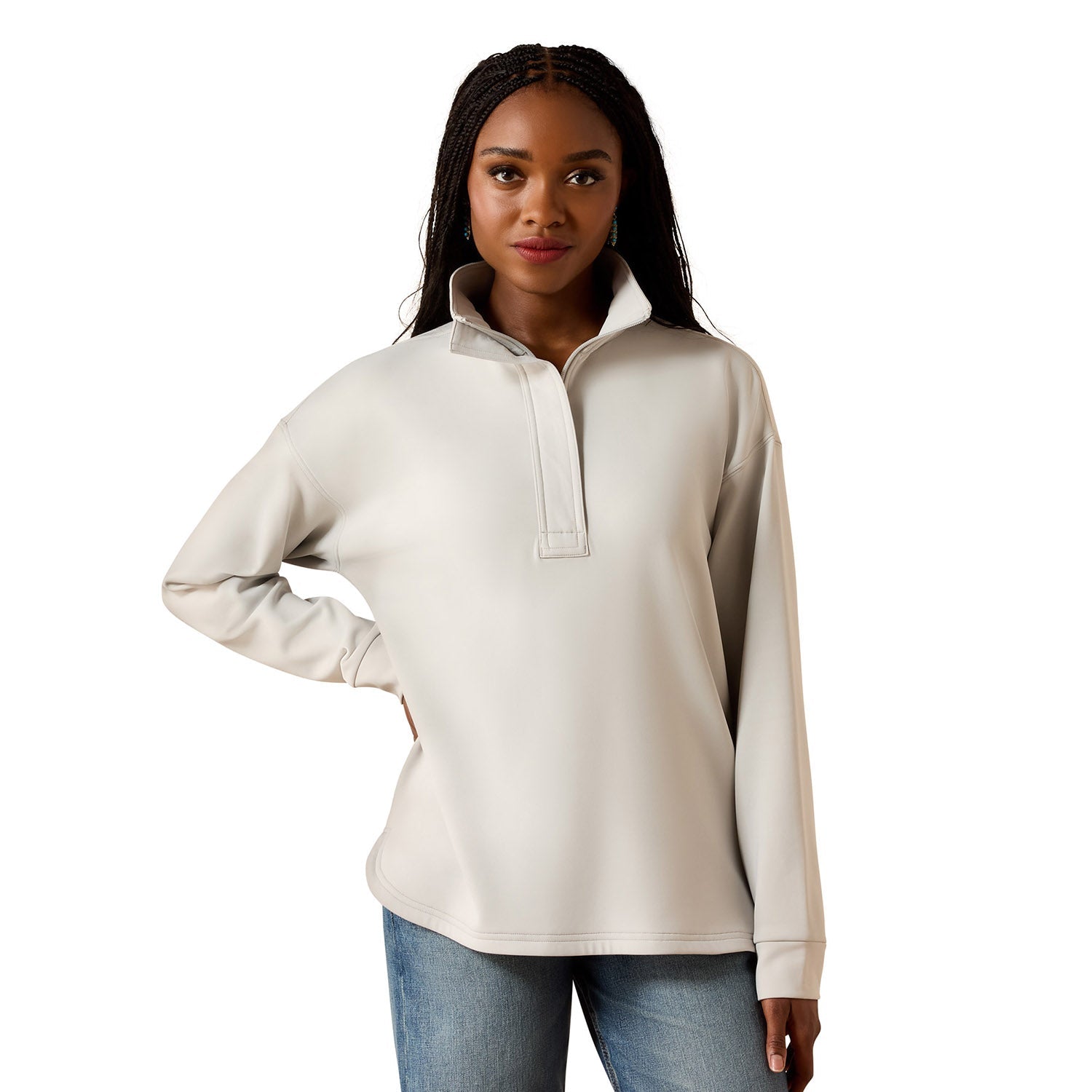 Ariat Women's Breeze Logo 1/2 Zip Fleece Sweatshirt