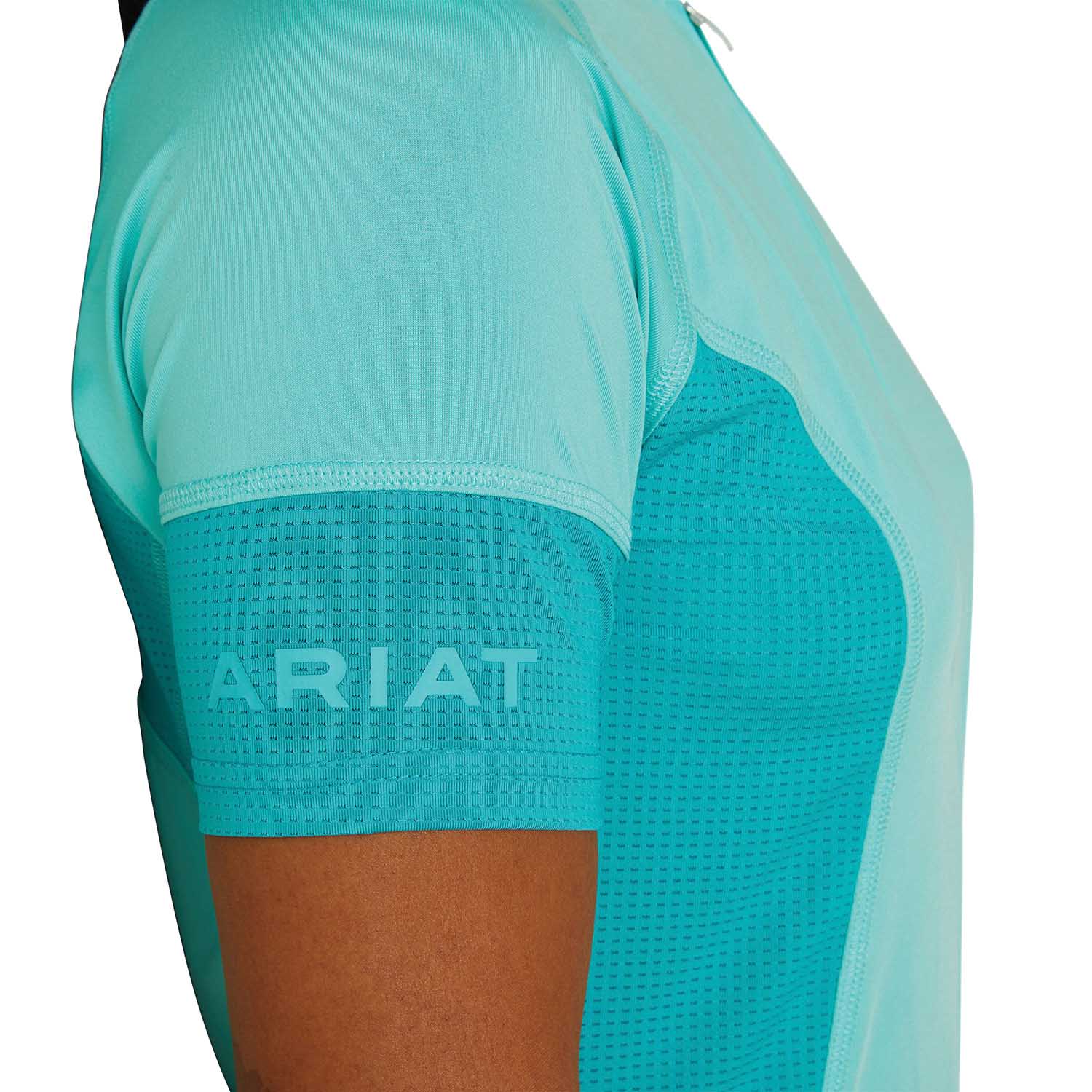 Ariat Women’s Cambria Jersey 1/4 Zip Baselayer – Lightweight Riding Shirt with UPF 50+