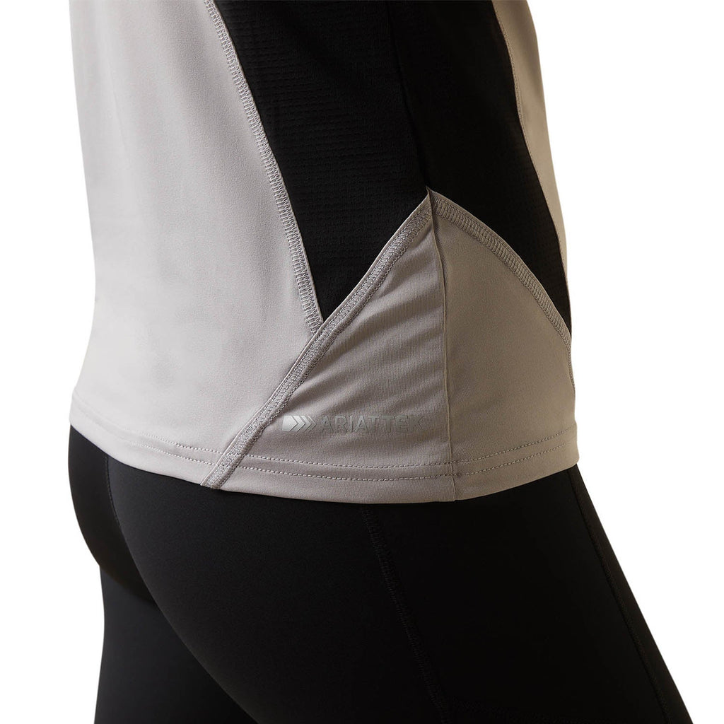 Ariat Women’s Cambria Jersey 1/4 Zip Baselayer – Lightweight Riding Shirt with UPF 50+
