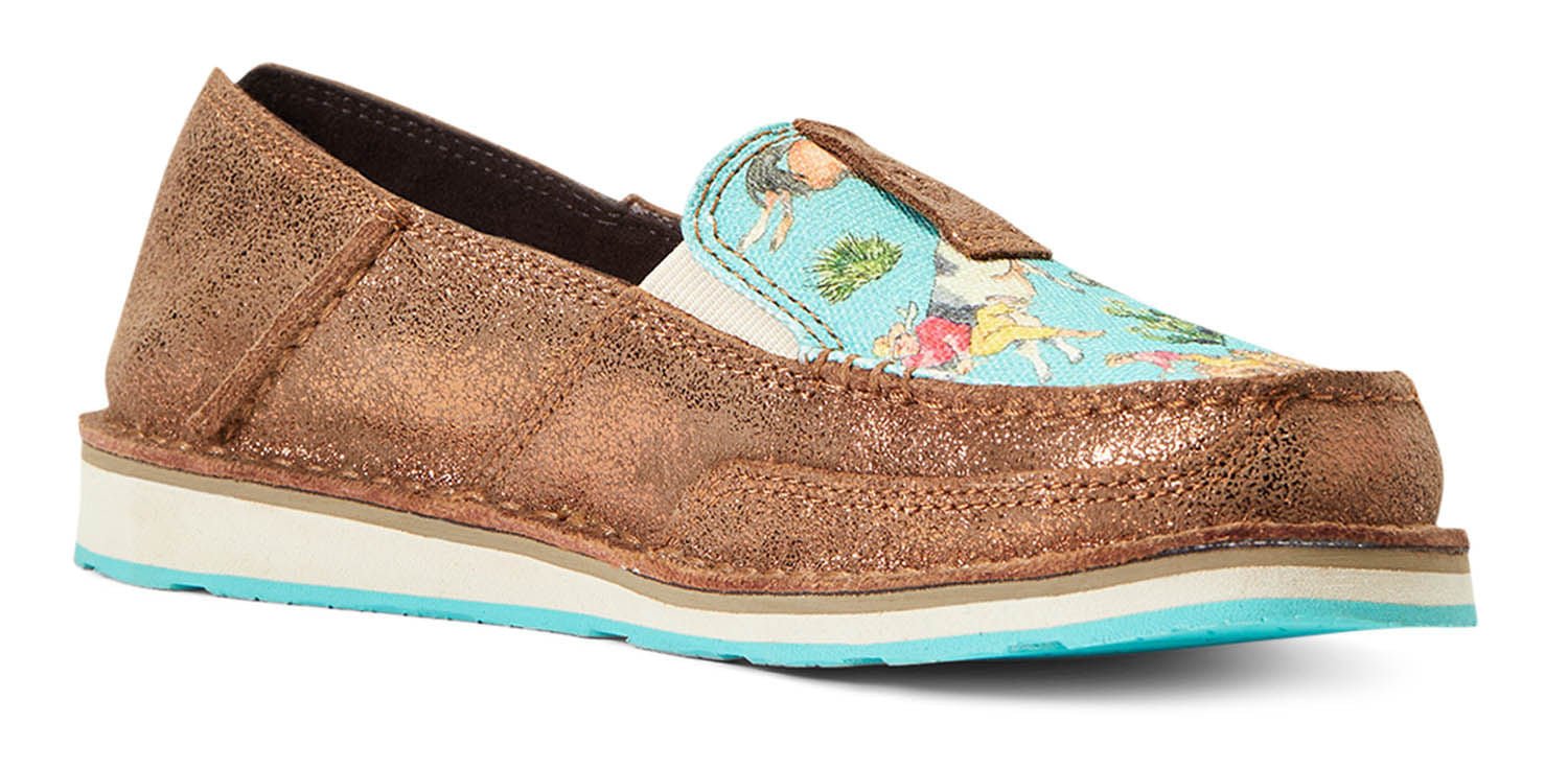Ariat Women's Cruiser Slip-On Shoes – Comfortable, Lightweight Moc Toe Casual Shoes for Everyday Wear