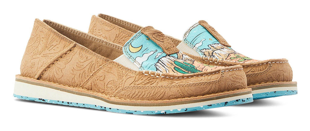 Ariat Women's Cruiser Slip-On Shoes – Comfortable, Lightweight Moc Toe Casual Shoes for Everyday Wear
