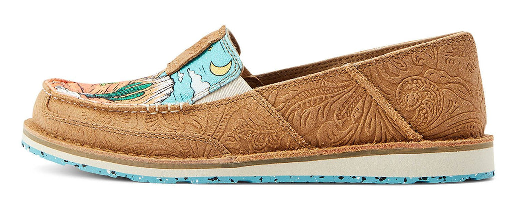 Ariat Women's Cruiser Slip-On Shoes – Comfortable, Lightweight Moc Toe Casual Shoes for Everyday Wear