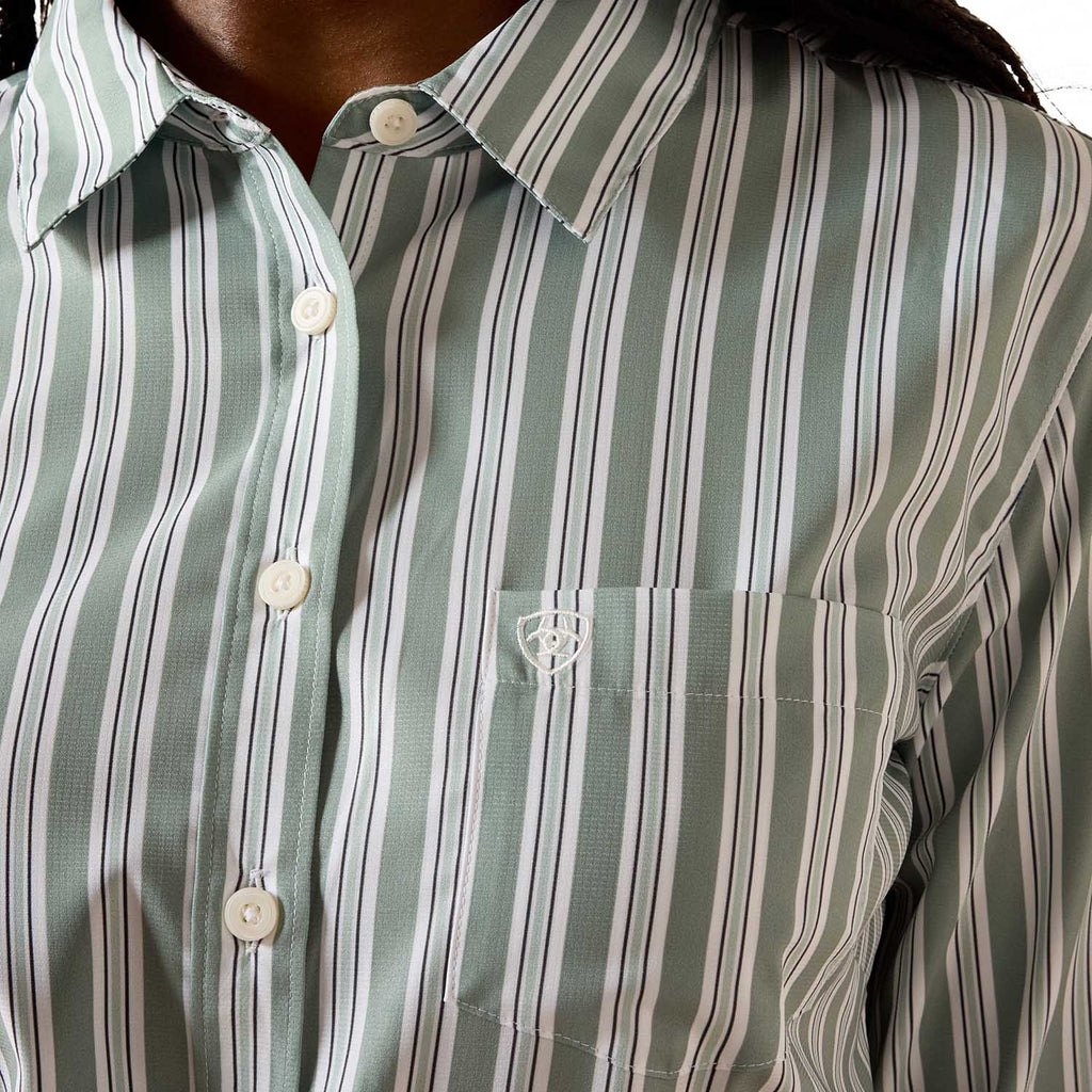 Ariat Women's Kirby Pro Shirt – Long Sleeve, Athletic Fit, UV Protection, Riding & Outdoor Wear