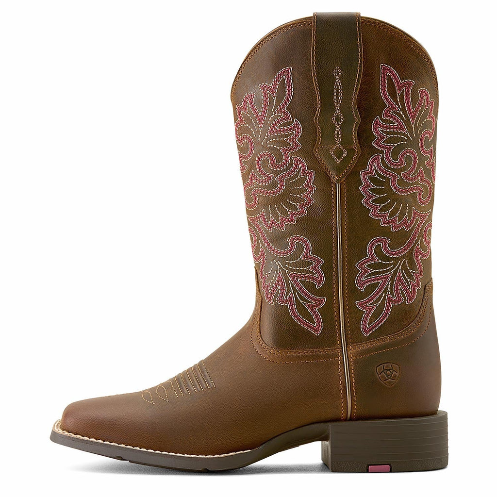 Ariat Women's Round Up Wide Square Toe StretchFit Boots