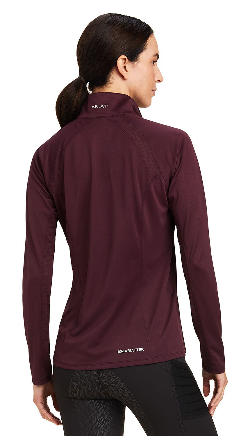 Ariat Womens Sunstopper 2.0 1/4 Zip Long Sleeve Baselayer