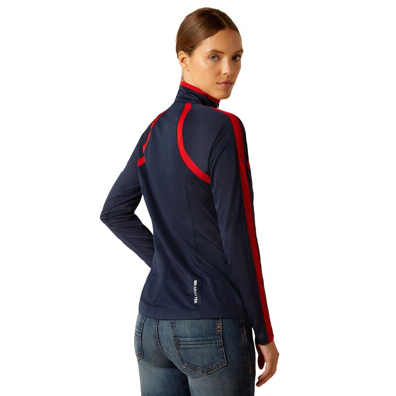 Ariat Women's Sunstopper 3.0 1/4 Zip Baselayer Shirt – High Performance Sun Shirt for Riding