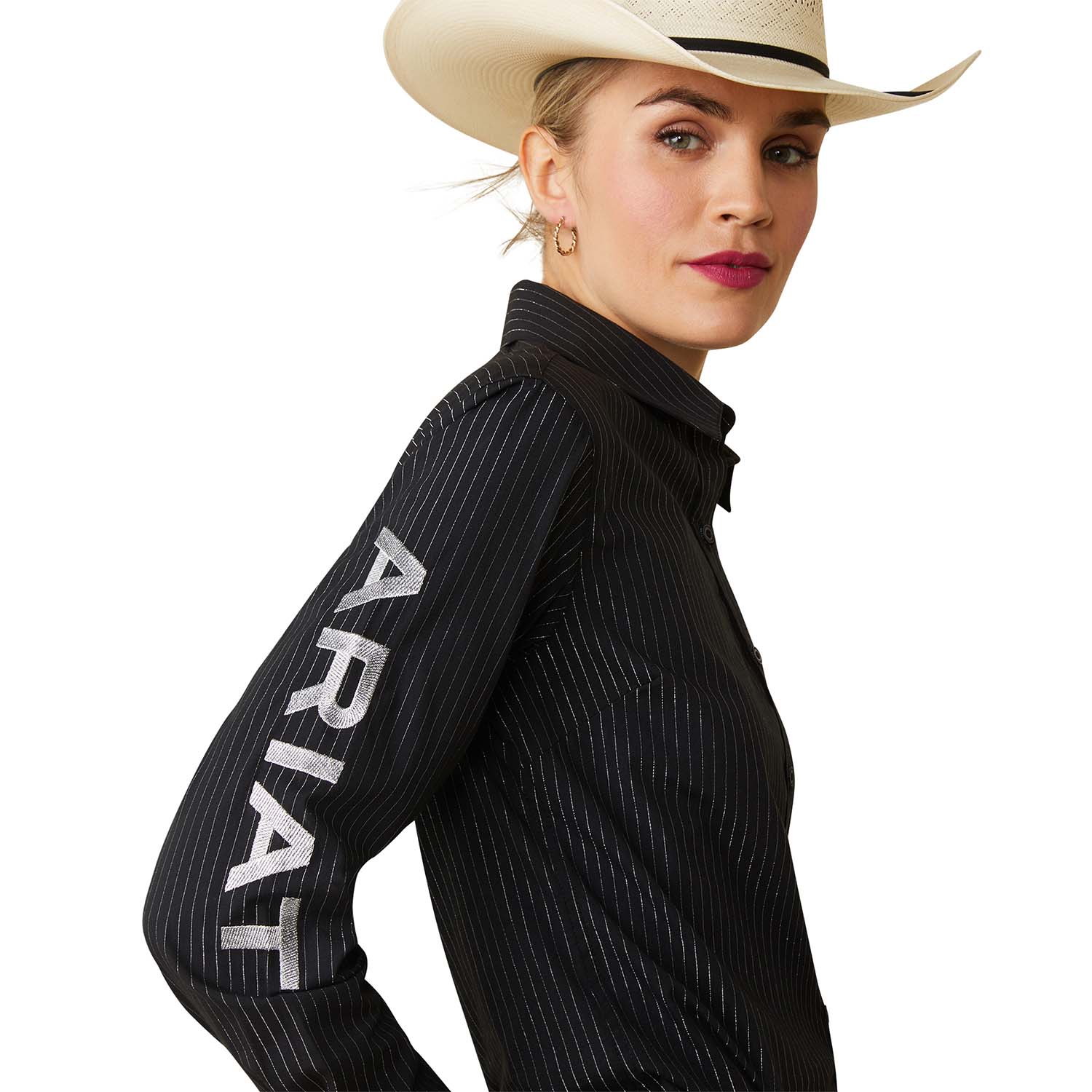 Ariat Women’s Team Kirby Wrinkle-Resistant Stretch Western Performance Shirt