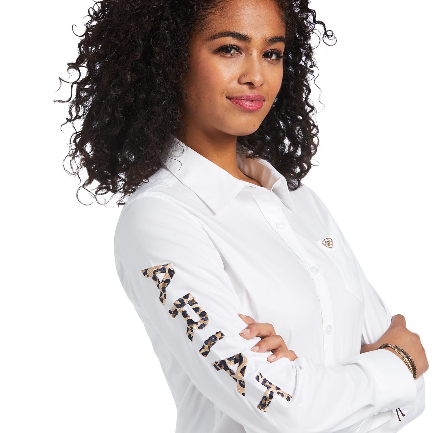 Ariat Women’s Team Kirby Wrinkle-Resistant Stretch Western Performance Shirt