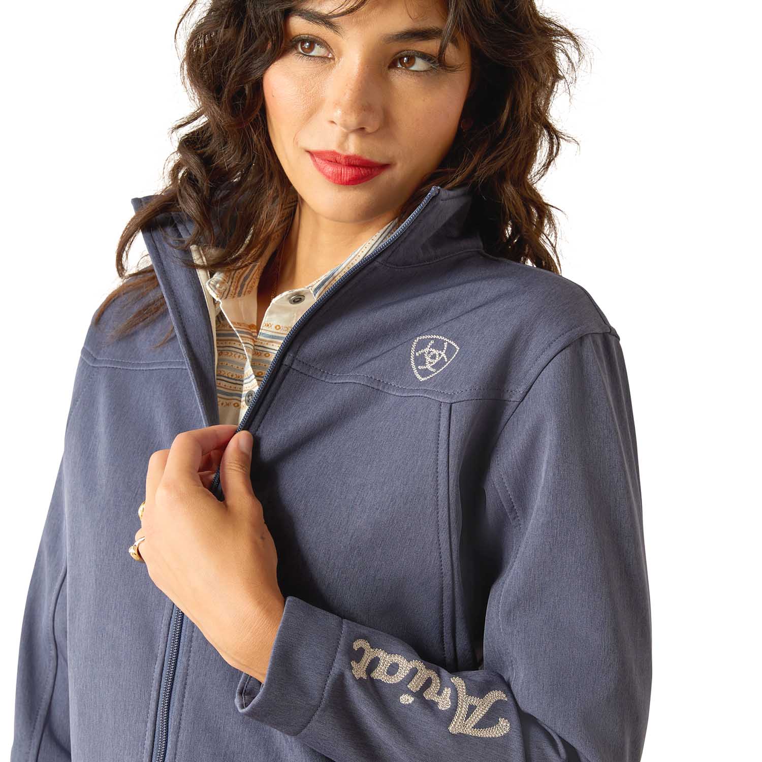 Ariat Women's Western Heritage Round Up Team Softshell Jacket