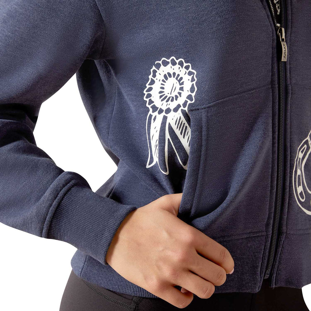 Ariat Youth Spiffy Full Zip Equestrian Hoodie