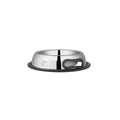 Jeffers Pet Embossed No-Tip Anti-Skid Stainless Steel Pet Bowls for Dogs, Cats, Puppies, Kittens – Rubber Base, Food & Water Feeding Dish
