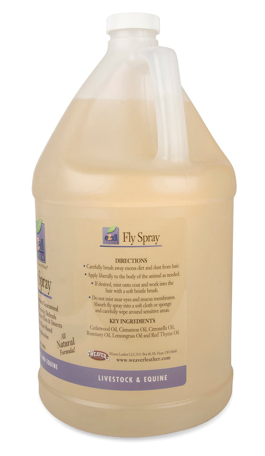 eZall Natural Fly Spray for Horses & Livestock