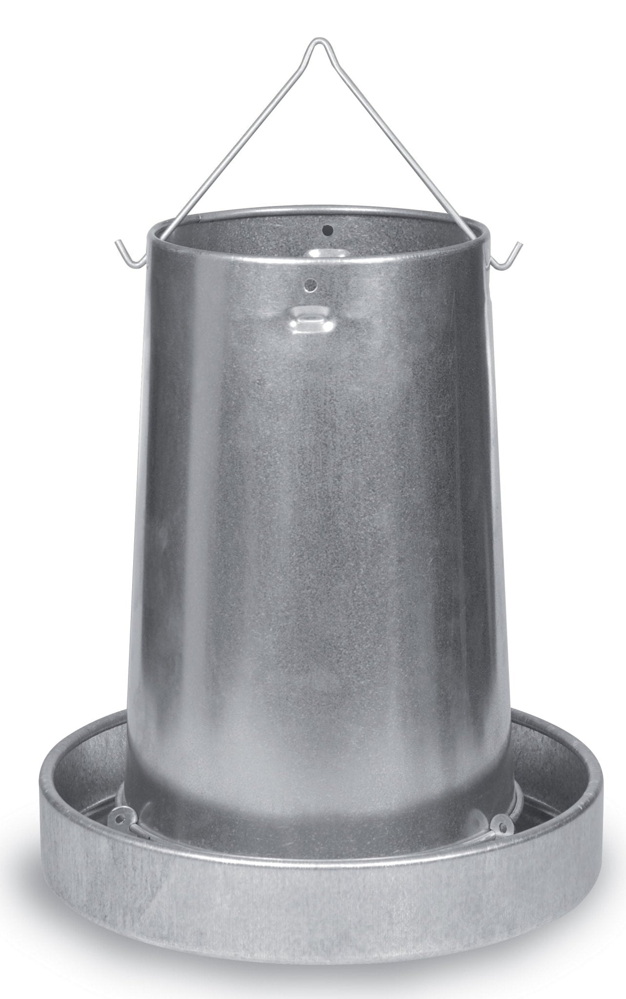 Hanging Galvanized Metal Chicken Feeder & Accessories