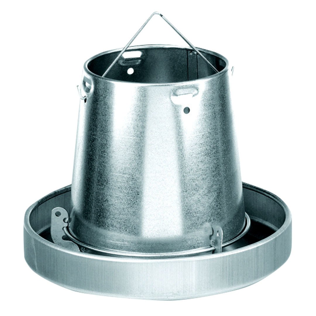 Hanging Galvanized Metal Chicken Feeder & Accessories