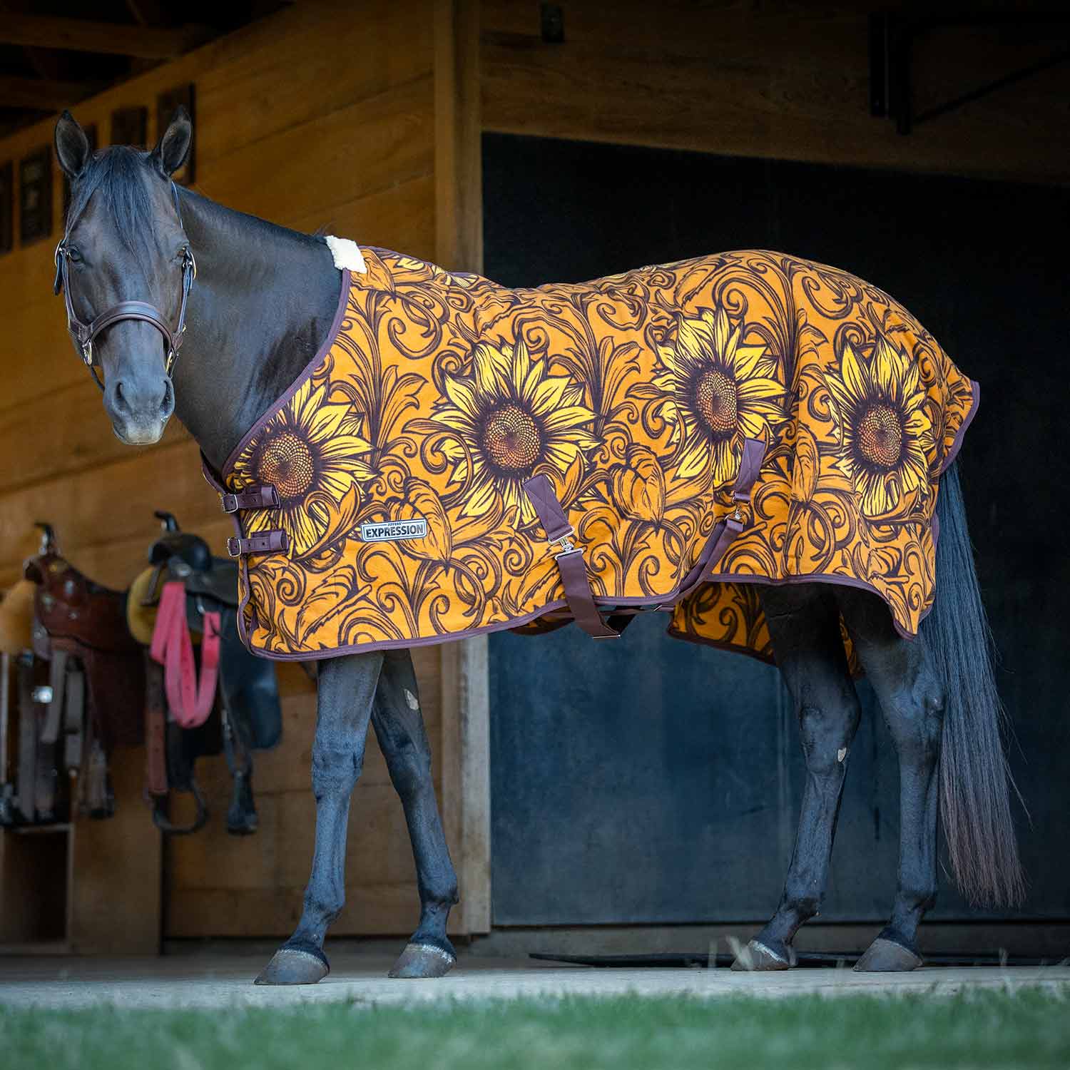 Jeffers Expression Standard Neck Fleece Horse Cooler