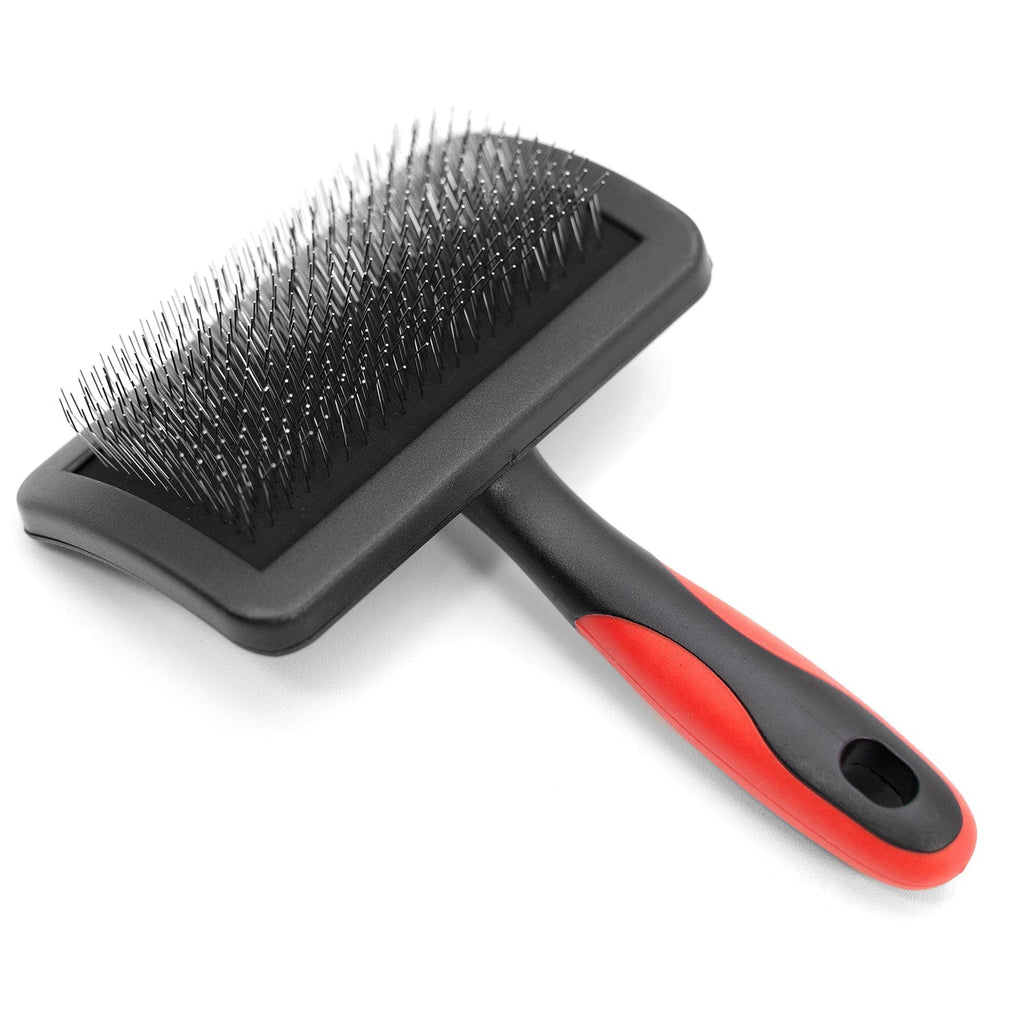 Jeffers Firm Pin Universal Slicker Pet Grooming Brush