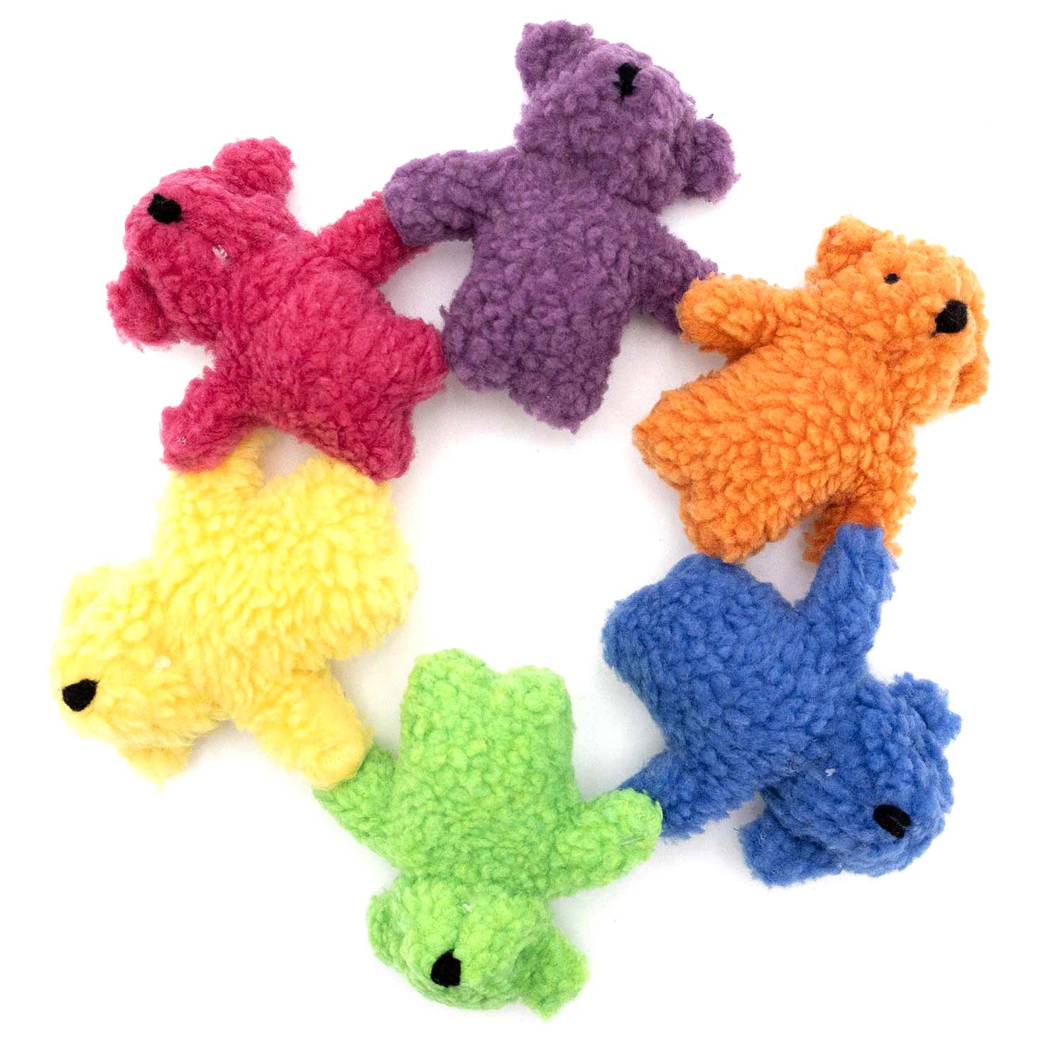Jeffers Fleecy Bear Plush Squeaker Dog Toys
