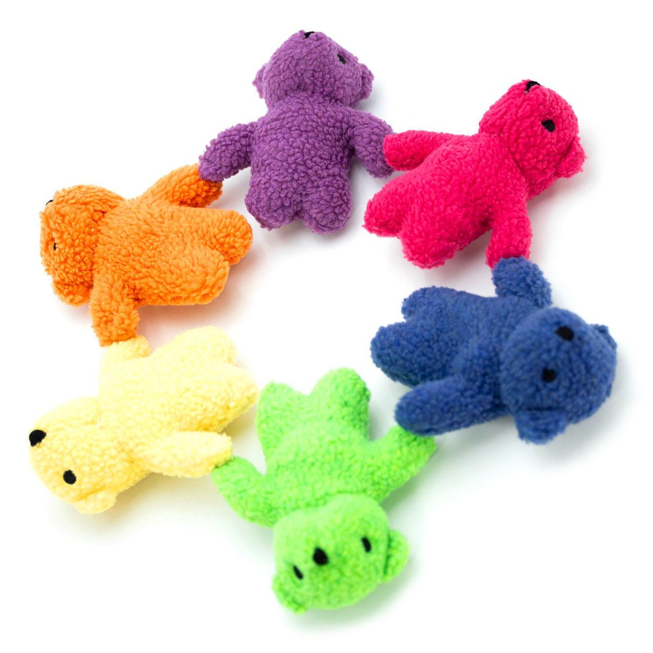 Jeffers Fleecy Bear Plush Squeaker Dog Toys