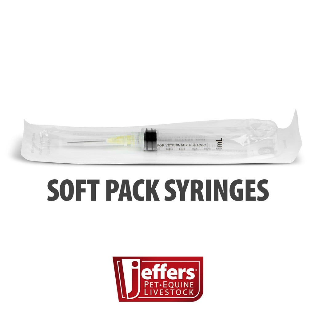 Jeffers Luer Lock Syringe/Needle Combo, Box of 100