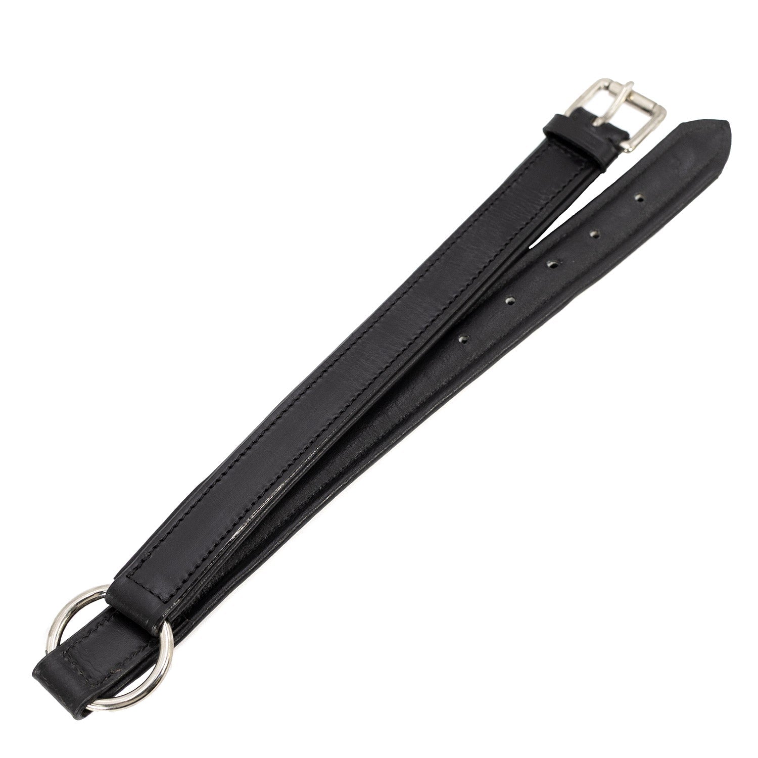 Jeffers Premium Padded Black Leather Dog Collars