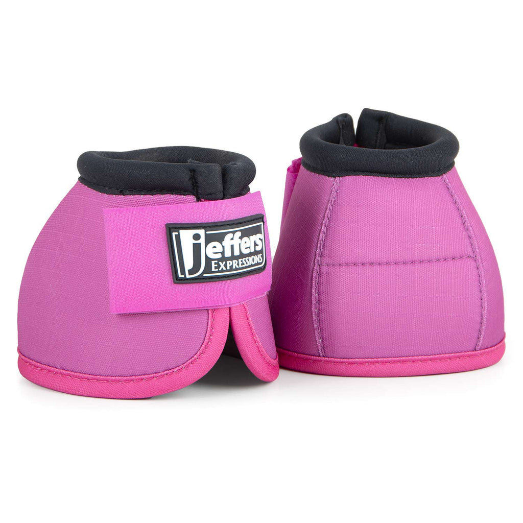 Jeffers Expression Neon No-Turn Bell Boots for Horses