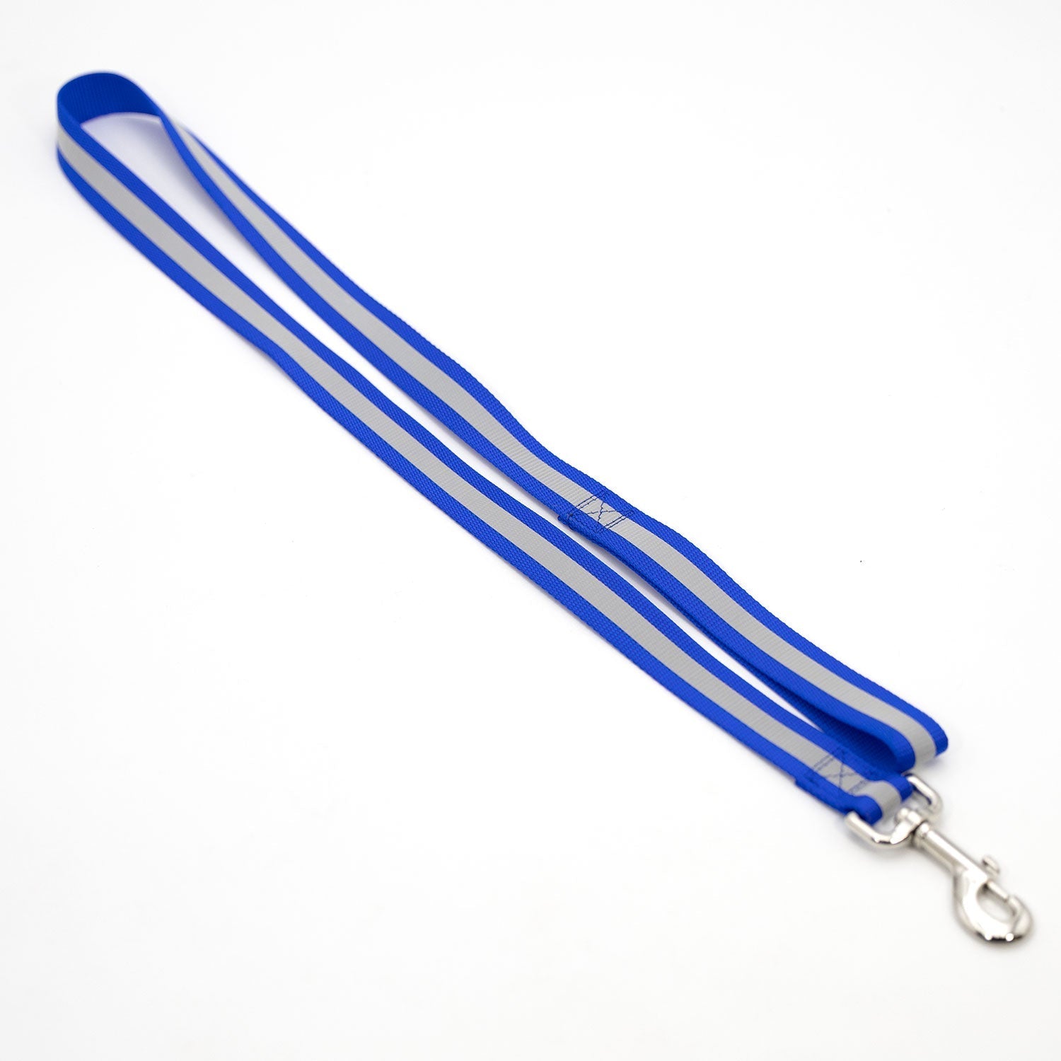 Jeffers Reflective Glow-in-the-Dark Safety Stripe Nylon Dog Leash, 1" W x 4' L