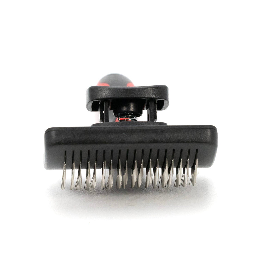 Jeffers Self-Cleaning Slicker Pet Grooming Brush