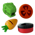 Jeffers Stay Busy Natural Rubber Dog Chew Toys, 4 pc, Medium