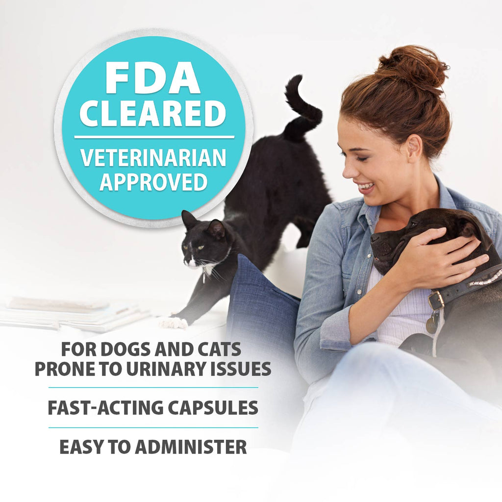Jeffers Uracid DL-Methionine 0.2g Capsules for Dogs & Cats – Supports Urinary Tract, Reduces Urine Odor, Prevents Stones