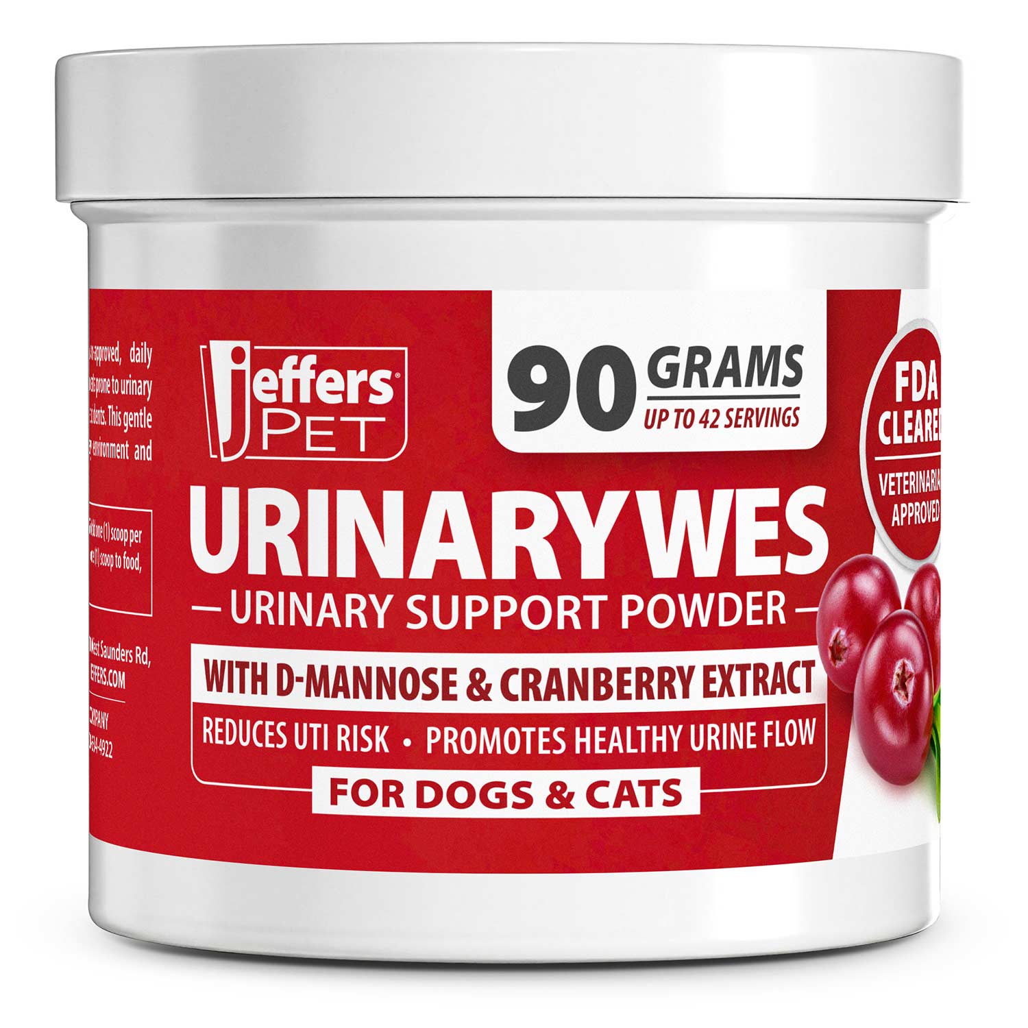 Jeffers UrinaryWes Urinary Support Supplement Powder for Dogs & Cats