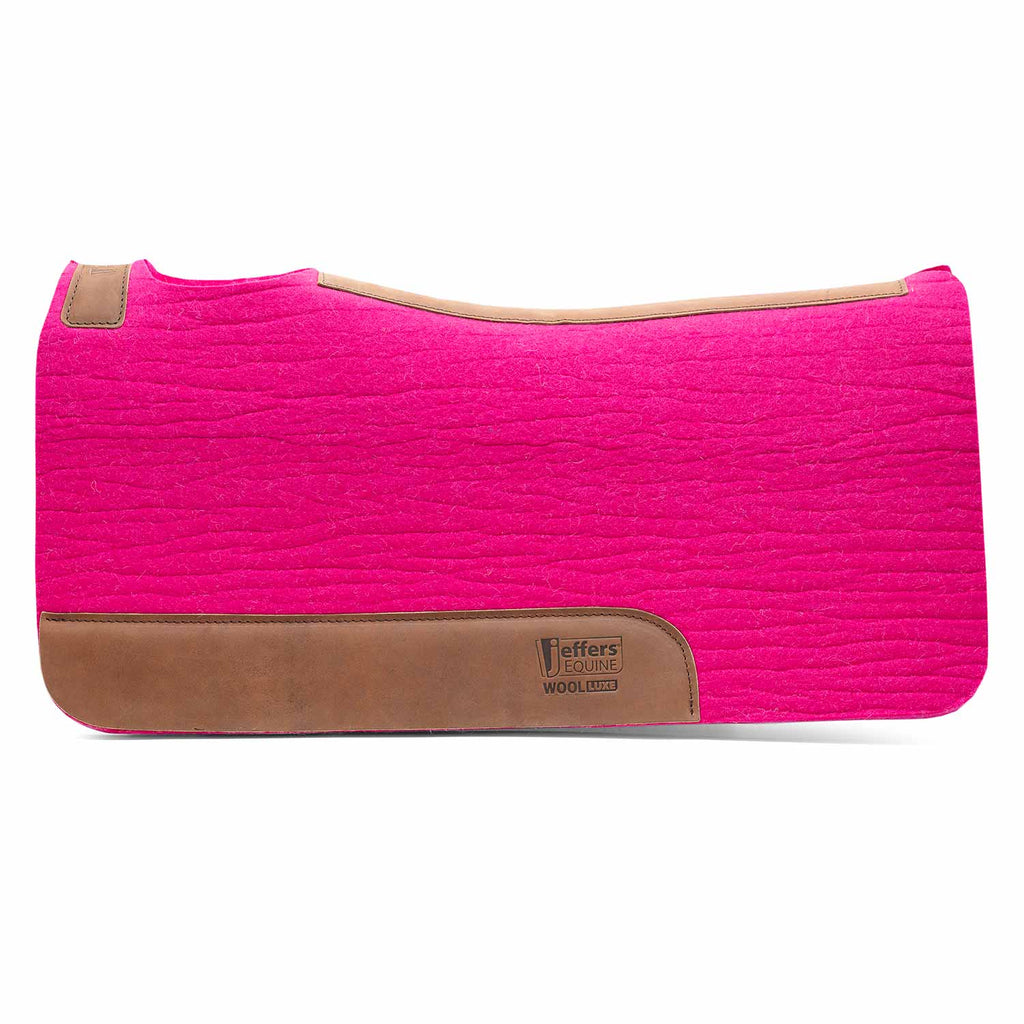 Jeffers WoolLuxe 100% Wool Equine Saddle Pad – Cushioned, Breathable, and Shock-Absorbing
