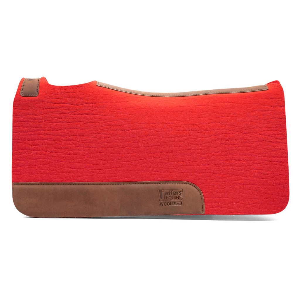 Jeffers WoolLuxe 100% Wool Equine Saddle Pad – Cushioned, Breathable, and Shock-Absorbing