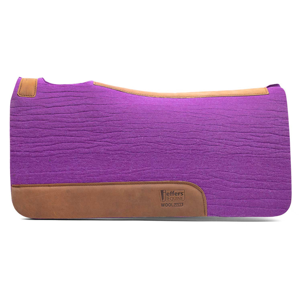 Jeffers WoolLuxe 100% Wool Equine Saddle Pad – Cushioned, Breathable, and Shock-Absorbing