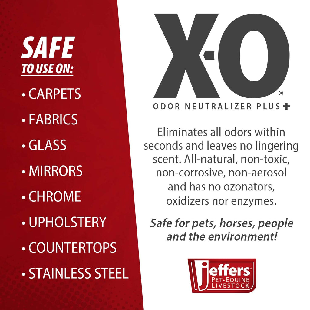 Jeffers X-O Pet Odor Neutralizer Plus + Cleaner Concentrate