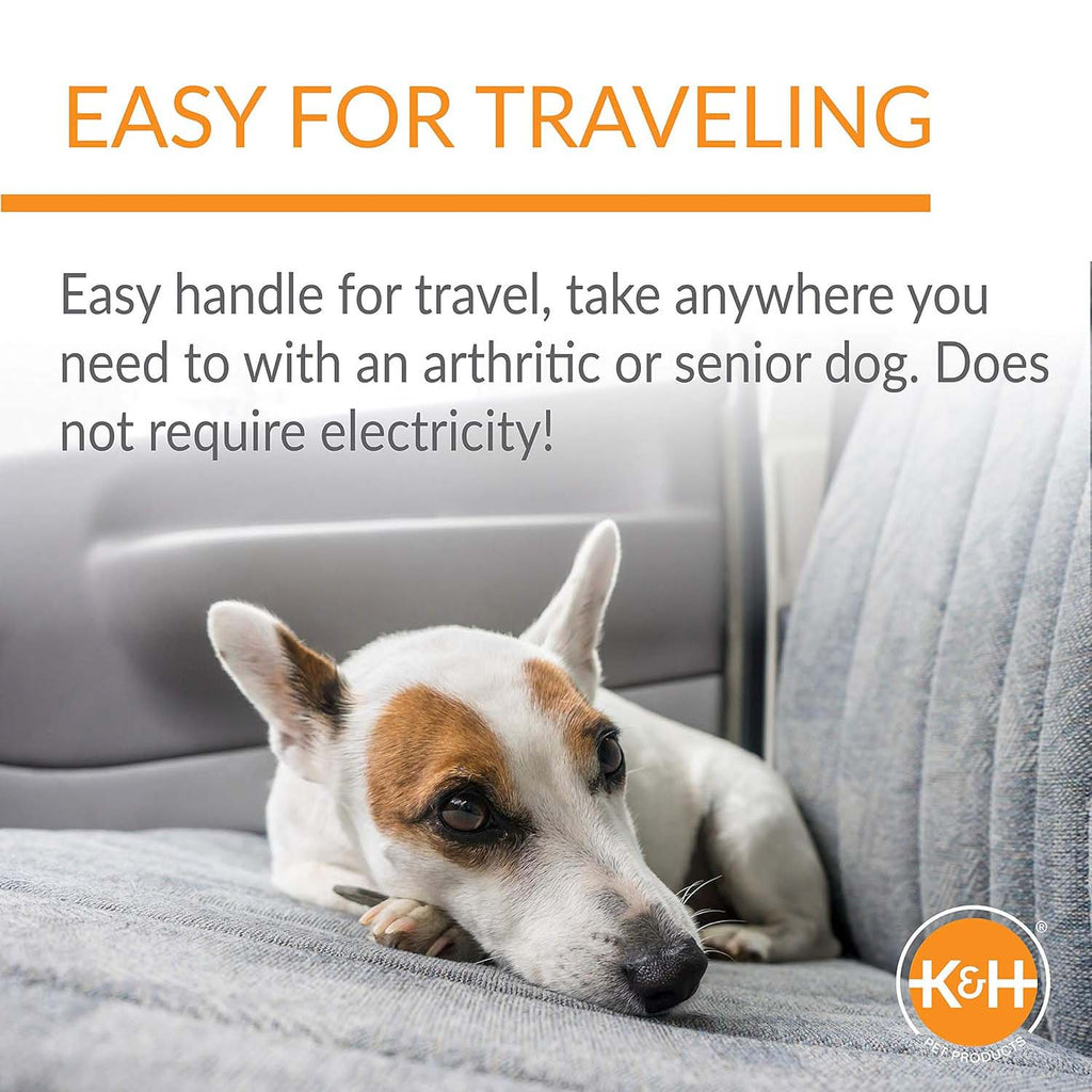 K&H Reusable Microwavable Pet Bed Warmer for Indoor & Outdoor Use with Dogs and Cats