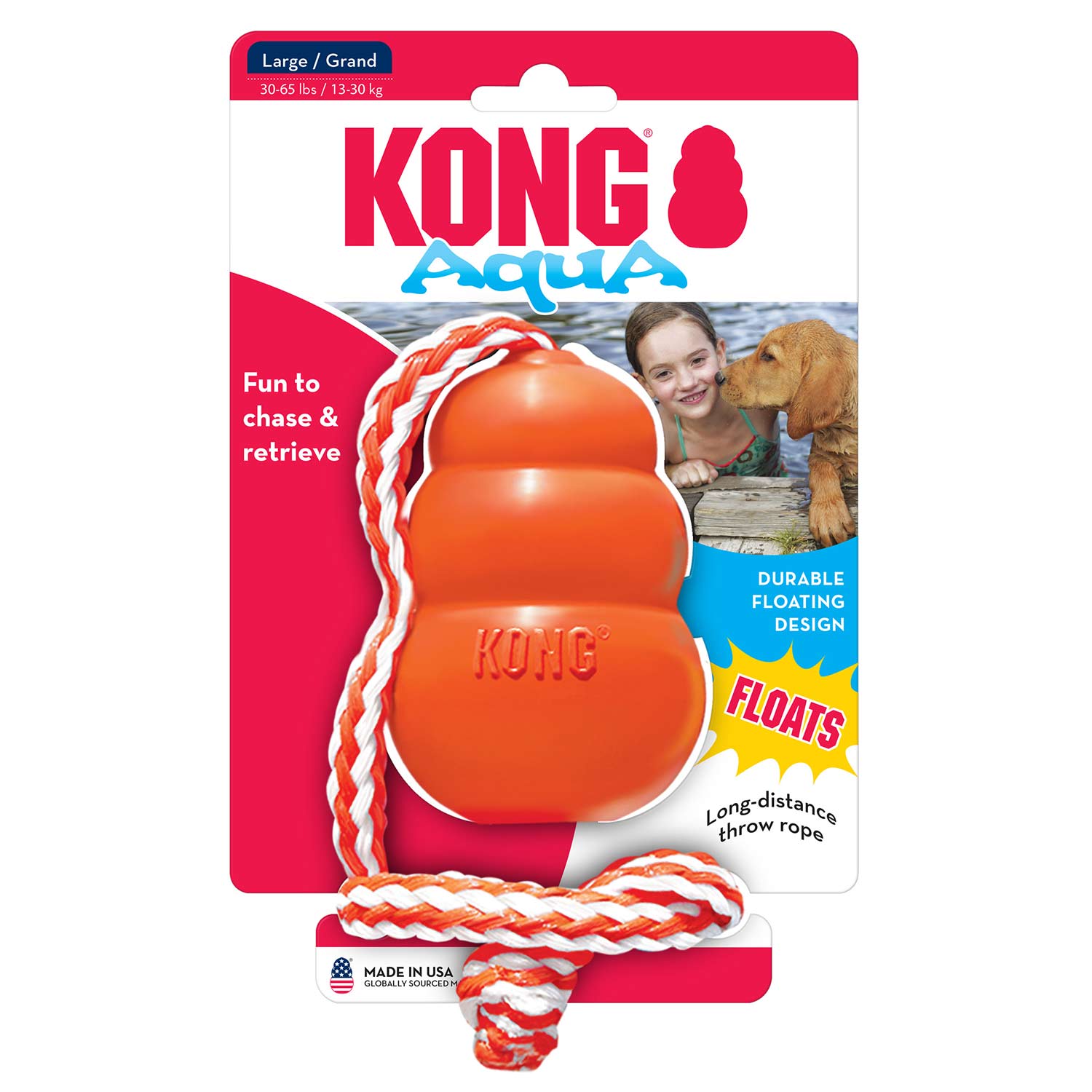 KONG Aqua Floating Water Dog Toy