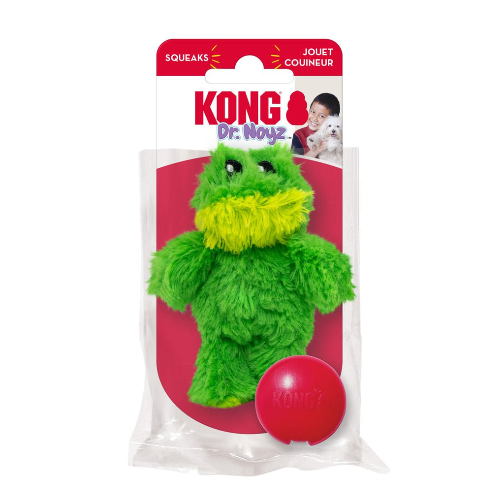 KONG Dr. Noyz X-Small Plush Dog Toys – Stuffing-Free, Soft Cuddle Toy with Removable and Extra Squeaker for Small Dogs