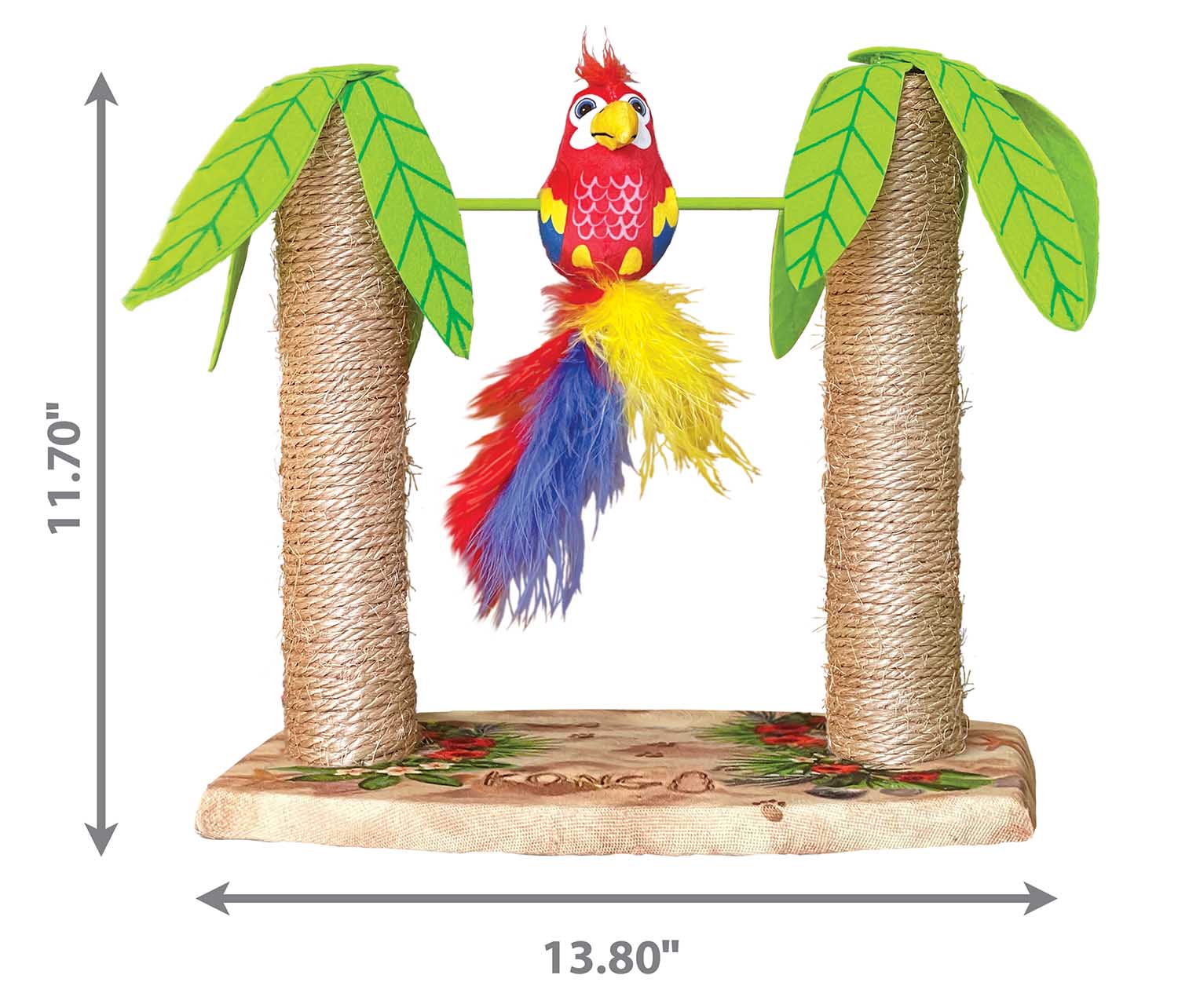 KONG Play Spaces Cat Tiki Twirl