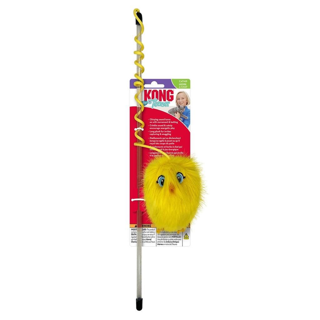 KONG Teaser Chirps Chicken Cat Toy