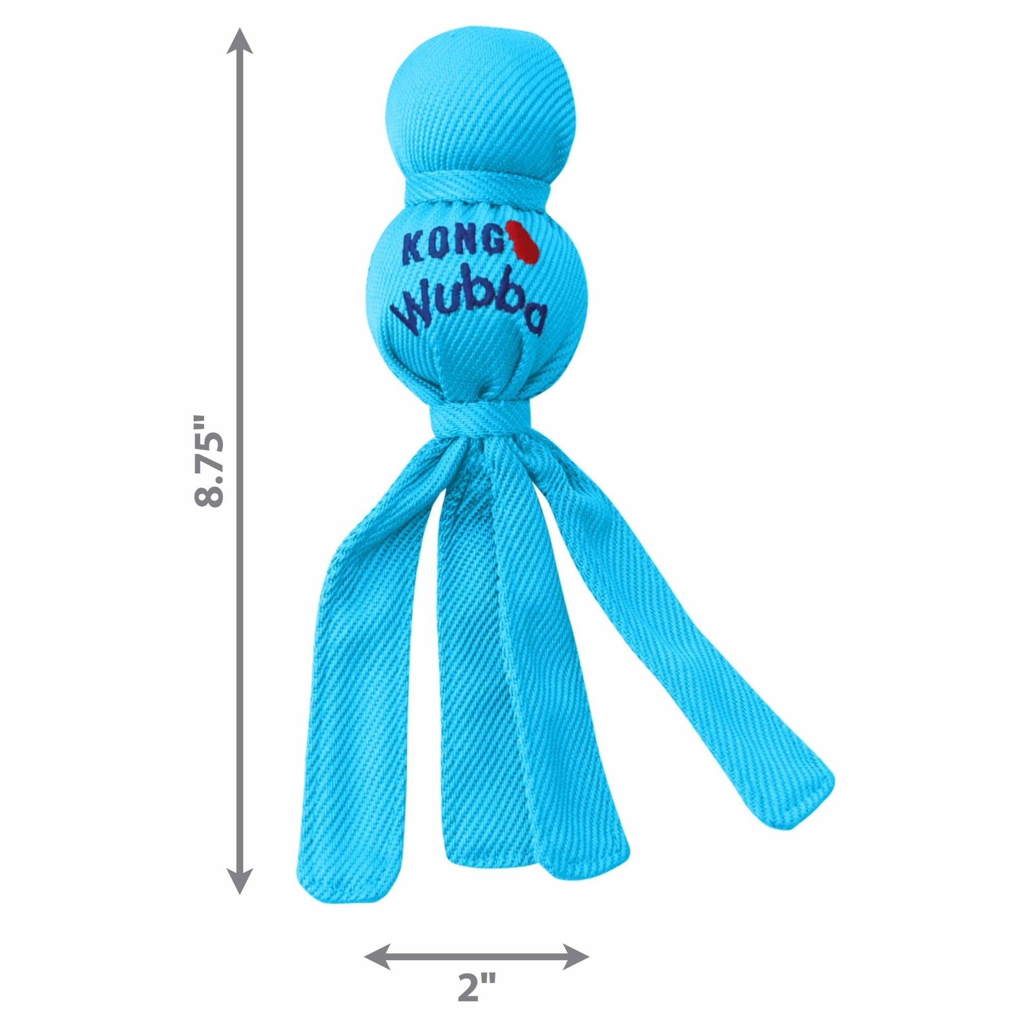 KONG Wubba Dog Toy – Interactive Squeaky Tug & Fetch Toy for Dogs (Assorted Colors, 1 Count)