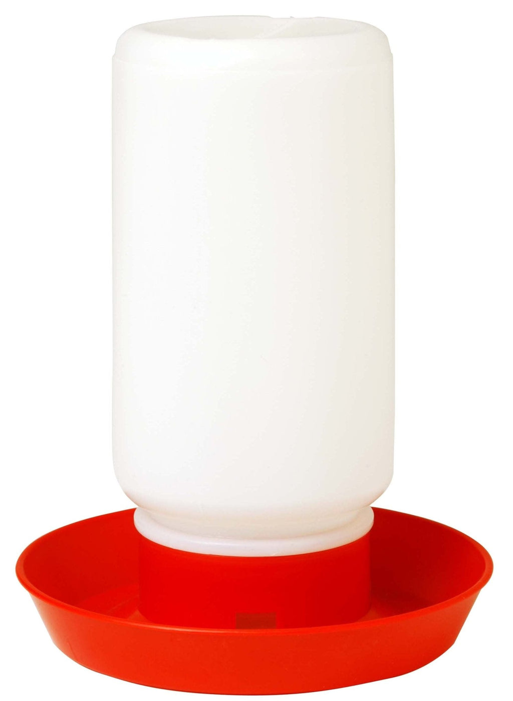 Little Giant 1 Quart Chicken Feeder & Waterer – Plastic Screw-On Jar & Base (Sold Separately)