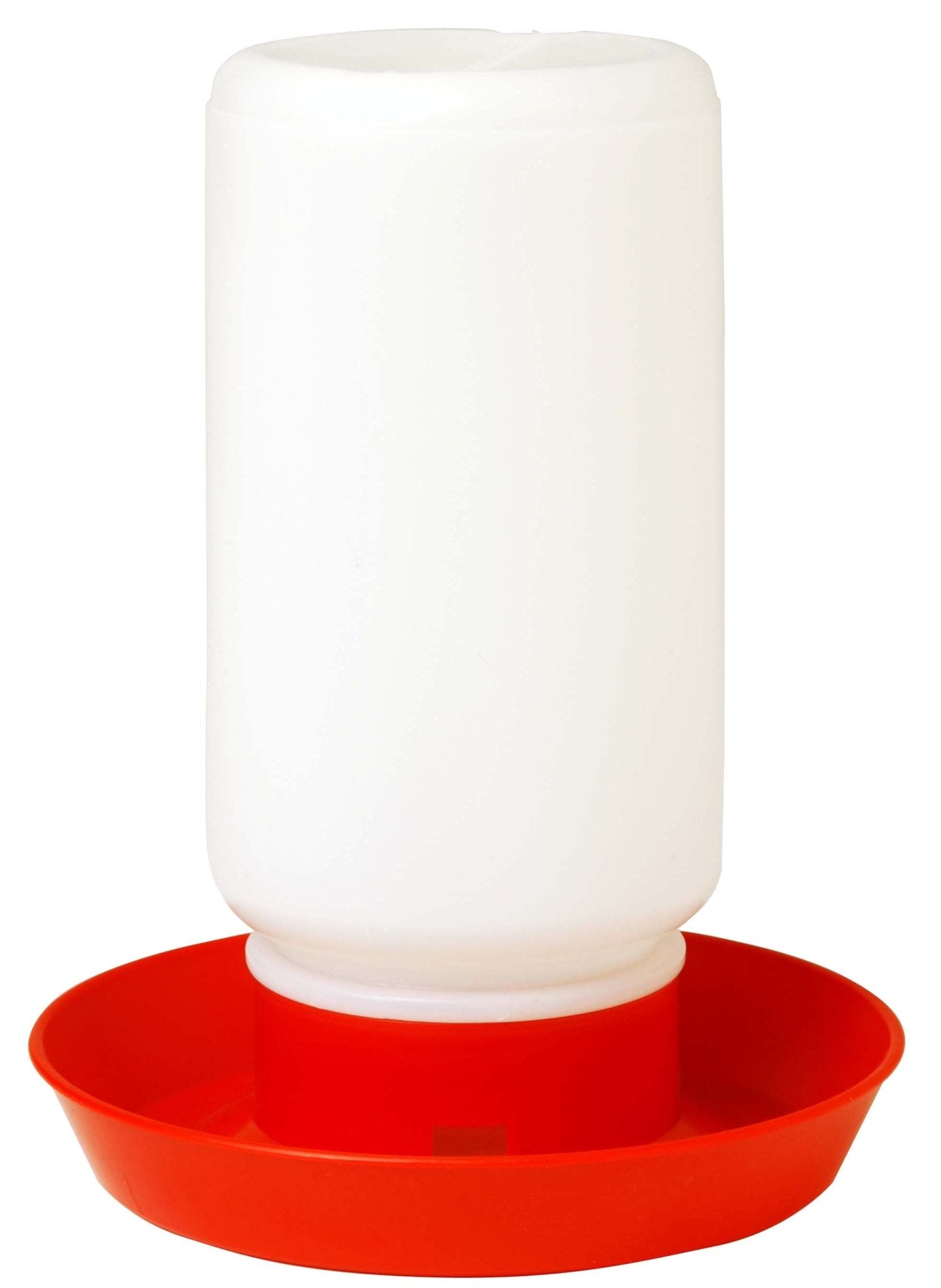 Little Giant 1 Quart Chicken Feeder & Waterer – Plastic Screw-On Jar & Base (Sold Separately)