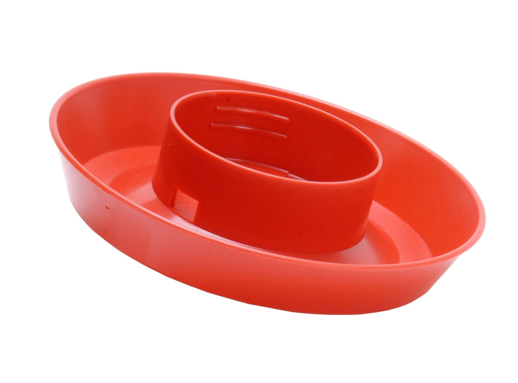 Little Giant 1 Quart Chicken Feeder & Waterer – Plastic Screw-On Jar & Base (Sold Separately)