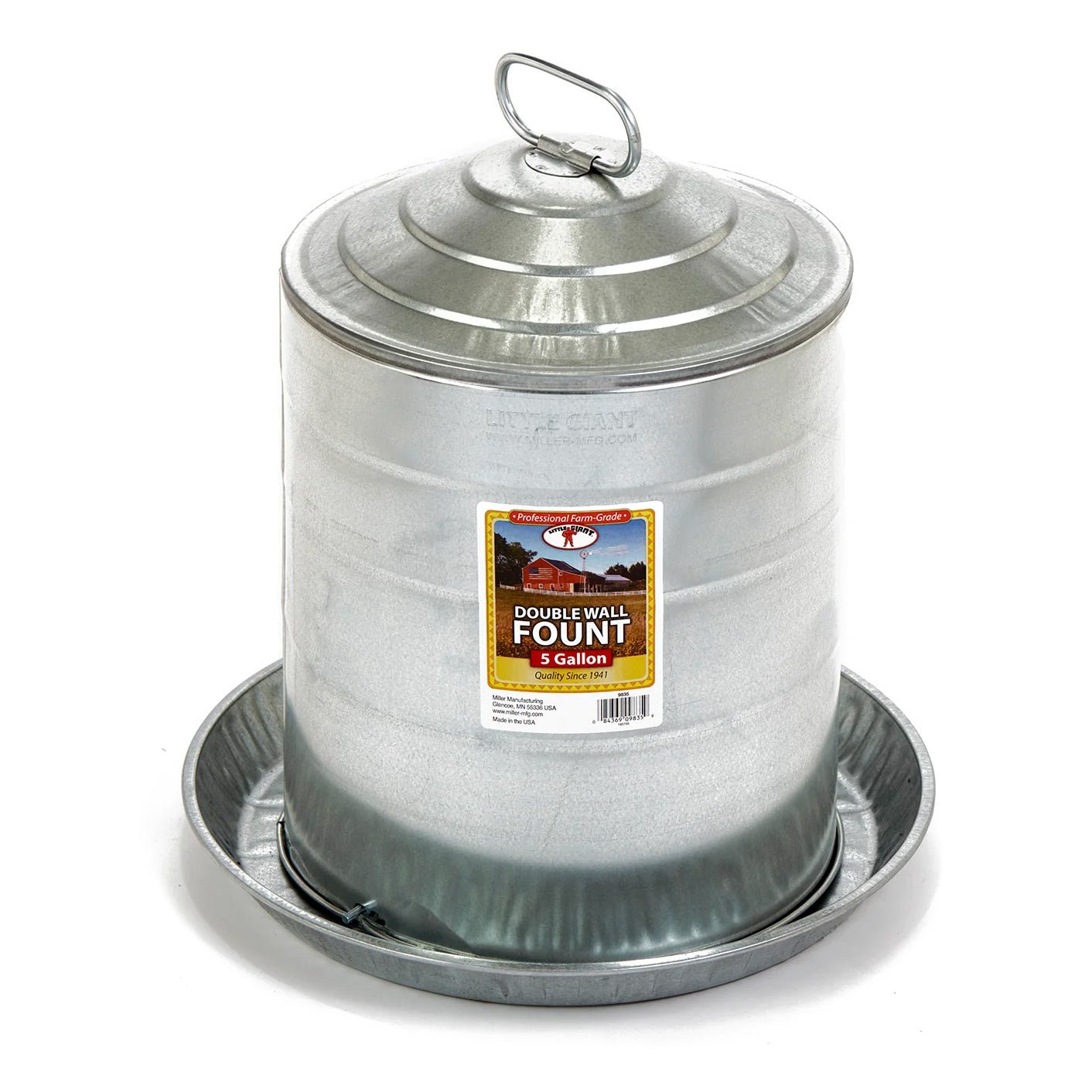 Little Giant Double Wall Fountain Poultry & Chicken Waterer