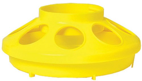 Little Giant 1 Quart Chicken Feeder & Waterer – Plastic Screw-On Jar & Base (Sold Separately)