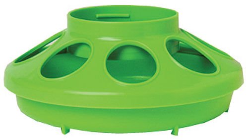 Little Giant 1 Quart Chicken Feeder & Waterer – Plastic Screw-On Jar & Base (Sold Separately)